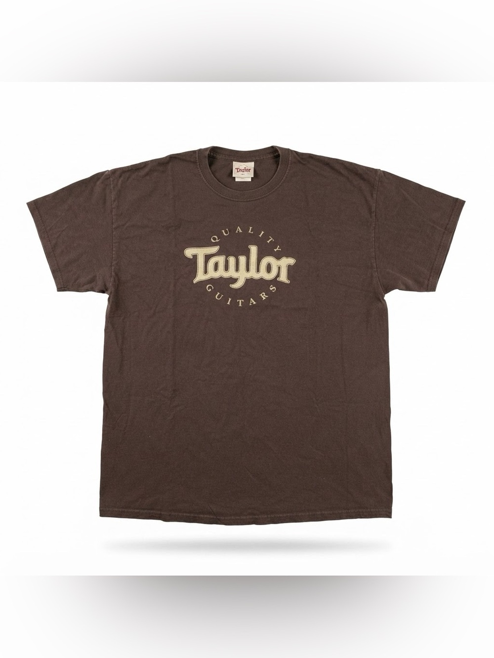 Taylor Guitars Brown "Quality Guitars" Graphic T-Shirt (XL)